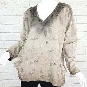 NWT! Boheme Urban Ombre V-neck Sweater Size:XL